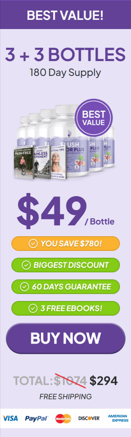 Flush Factor Plus price 6 bottle